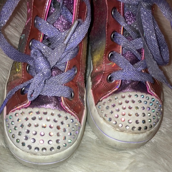 Twinkle Toes Pink Light Up Sneakers Size 1. Used in Good Condition. - Picture 7 of 7